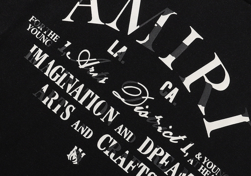 AMIRI Logo-Print Cotton Hoodie