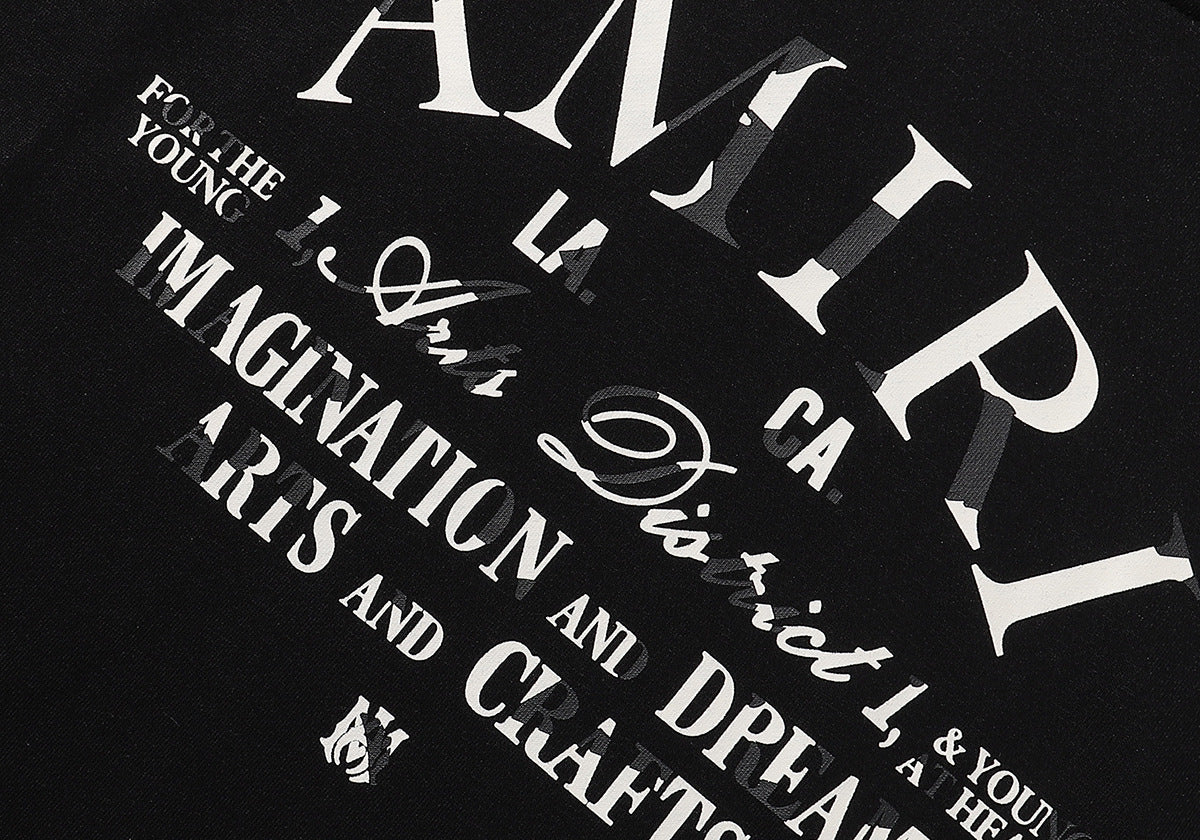 AMIRI Logo-Print Cotton Hoodie