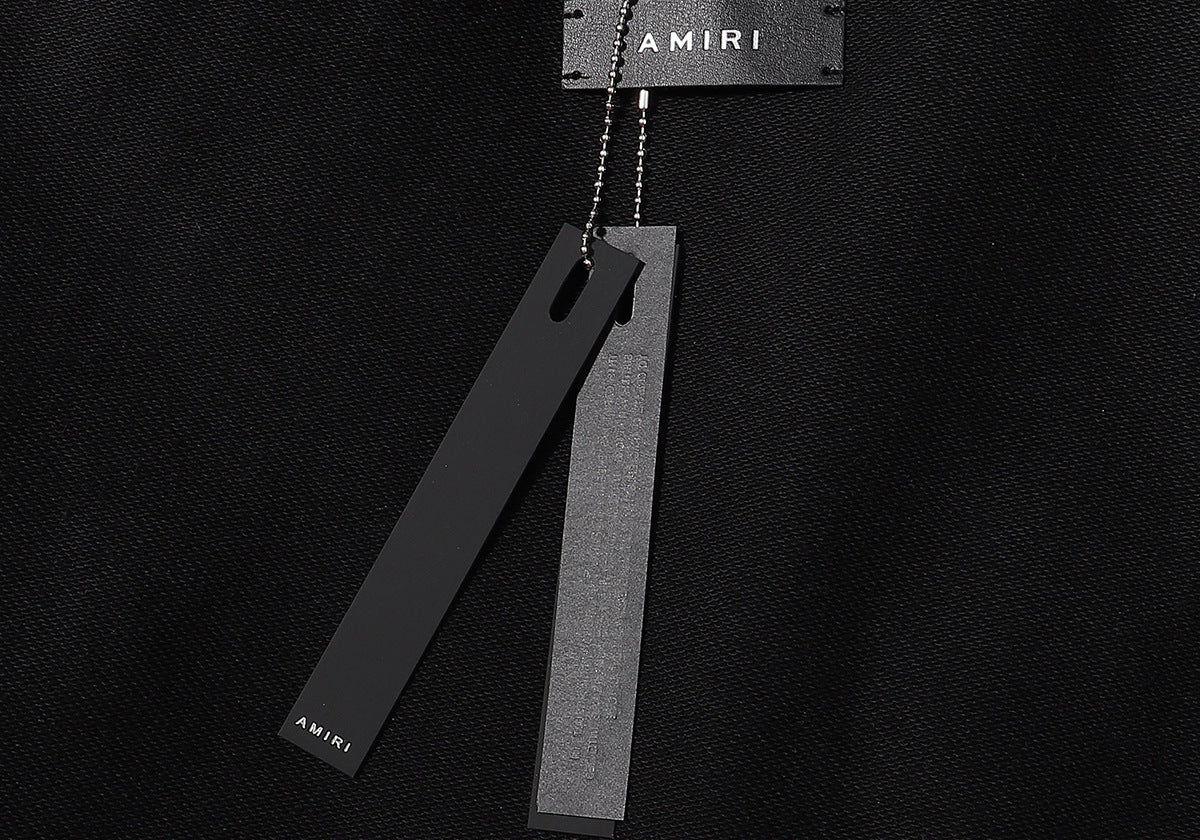 AMIRI Logo-Print Cotton Hoodie