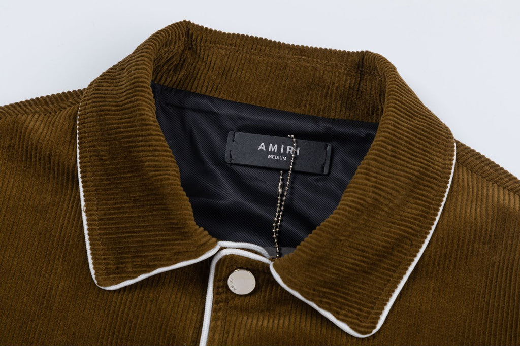 AMIRI Corduroy Teddy Jacket – Camel Yellow