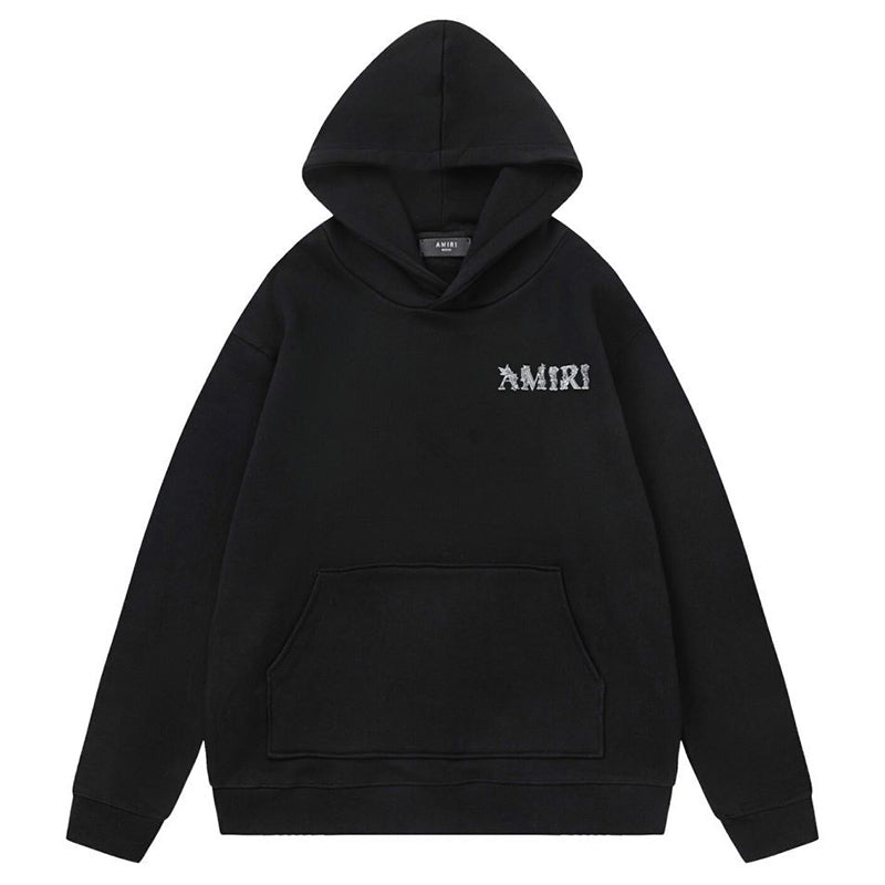 AMIRI Baroque Logo Cotton Hoodie