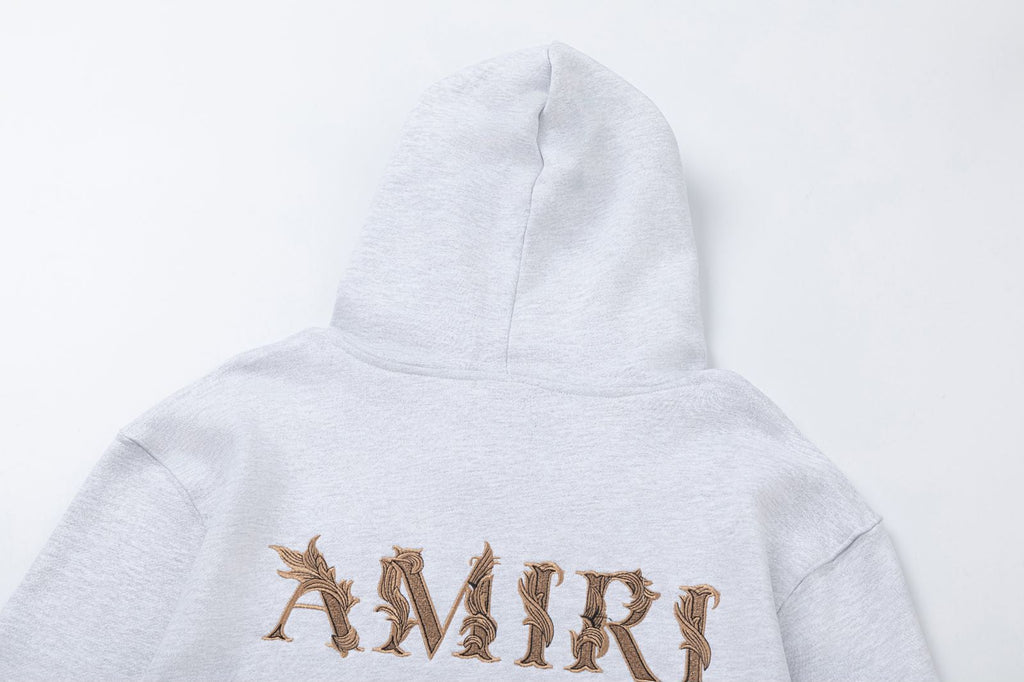 AMIRI Baroque Logo Cotton Hoodie