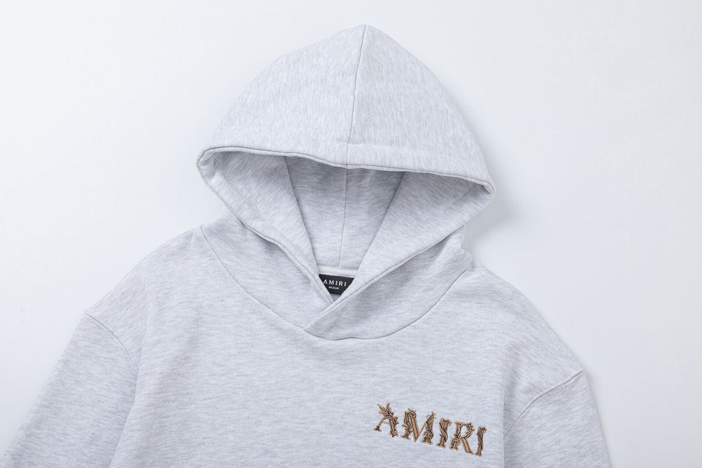 AMIRI Baroque Logo Cotton Hoodie