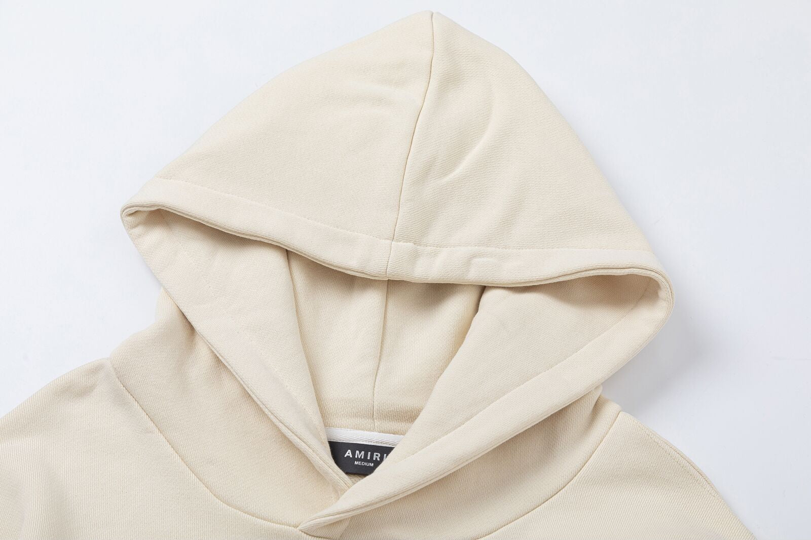 AMIRI Staggered Logo Patches Cotton Hoodie