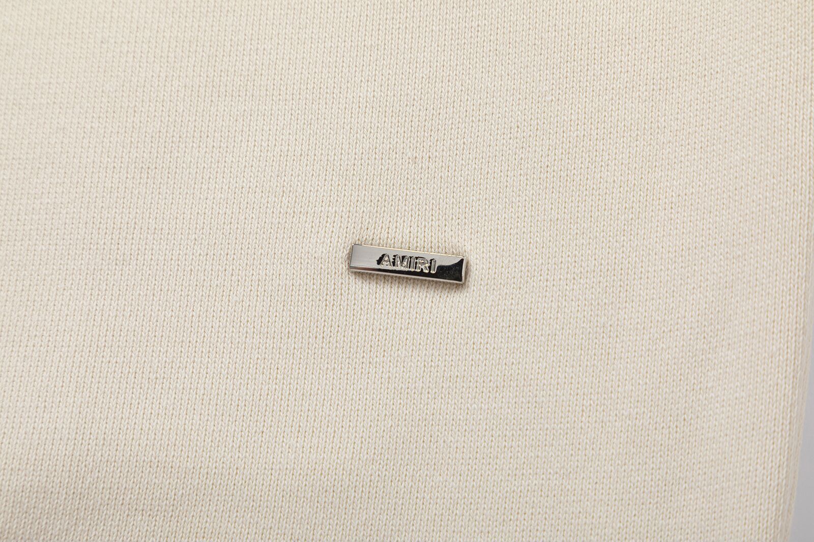 AMIRI Staggered Logo Patches Cotton Hoodie