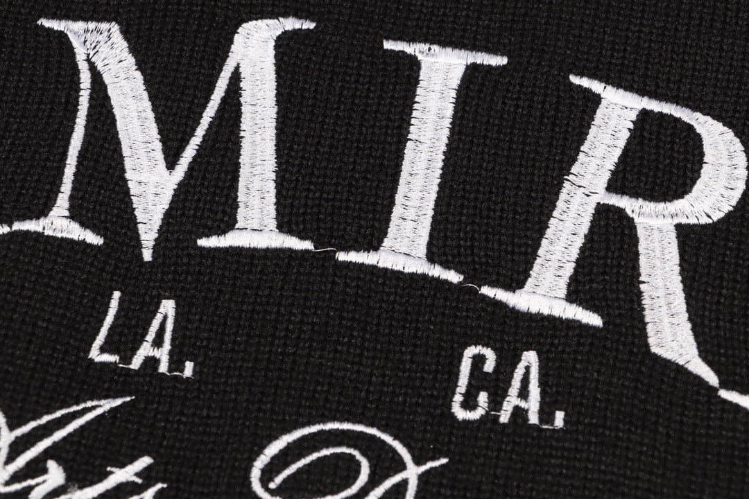 AMIRI Distressed Arts District Cotton Sweater