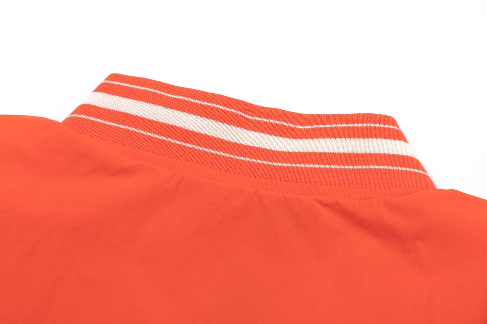 AMIRI Logo-Appliquéd Padded Shell Bomber Jacket – Orange & Black