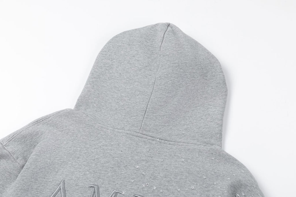 AMIRI MA Shotgun Embroidered Cotton Hoodie