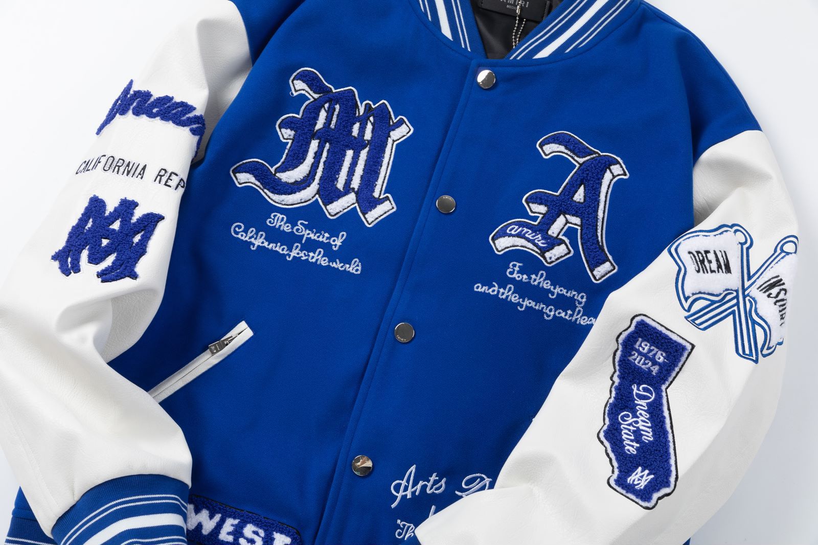 AMIRI Dream Team Varsity Jacket – Pre-Fall 2024