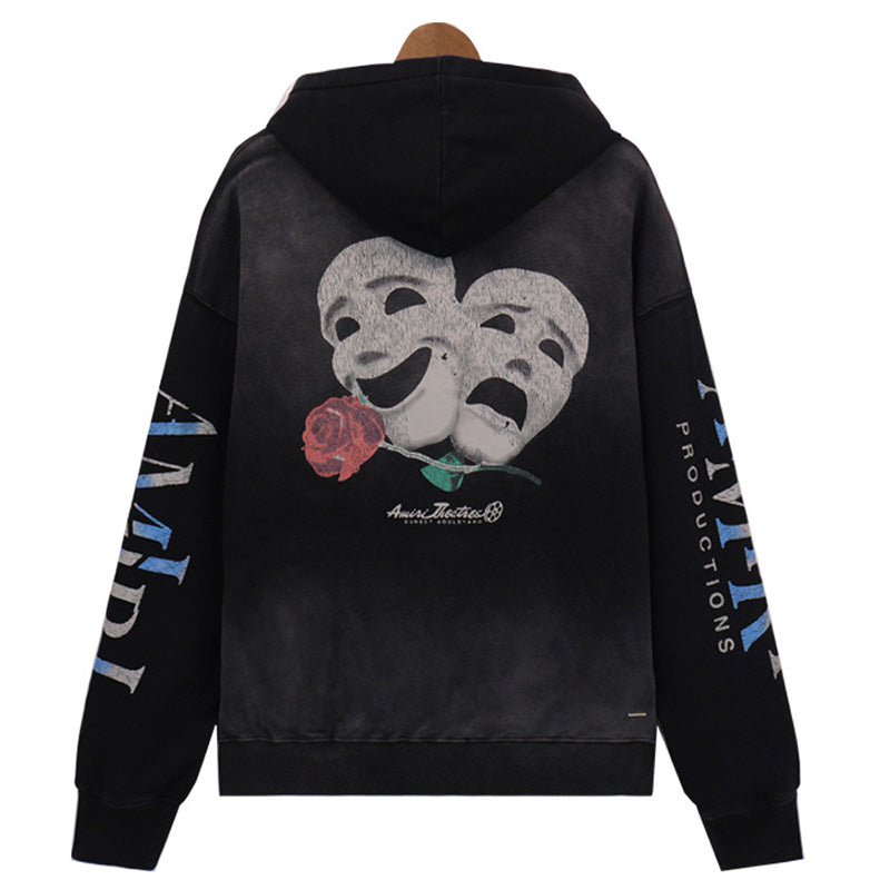 AMIRI Logo-Print Cotton Hoodie