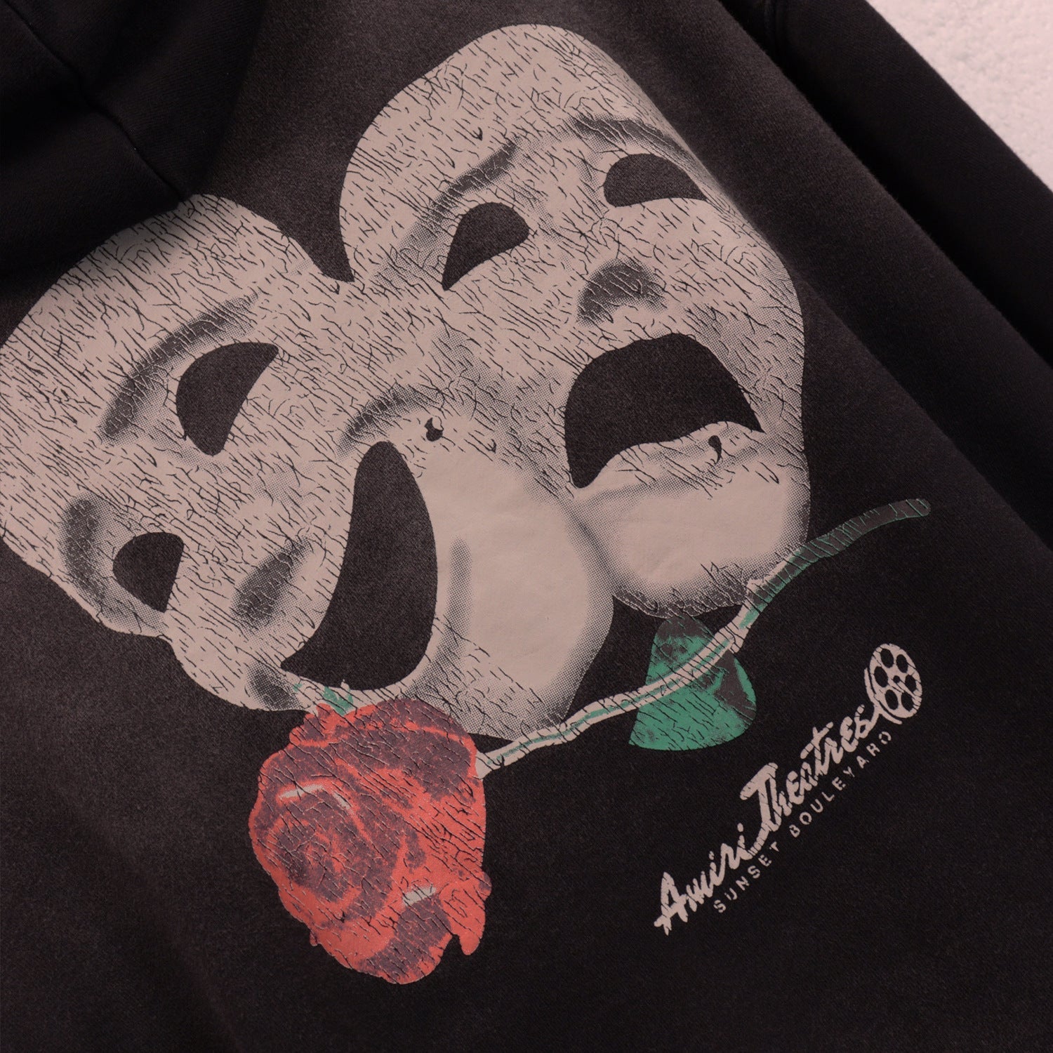 AMIRI Logo-Print Cotton Hoodie