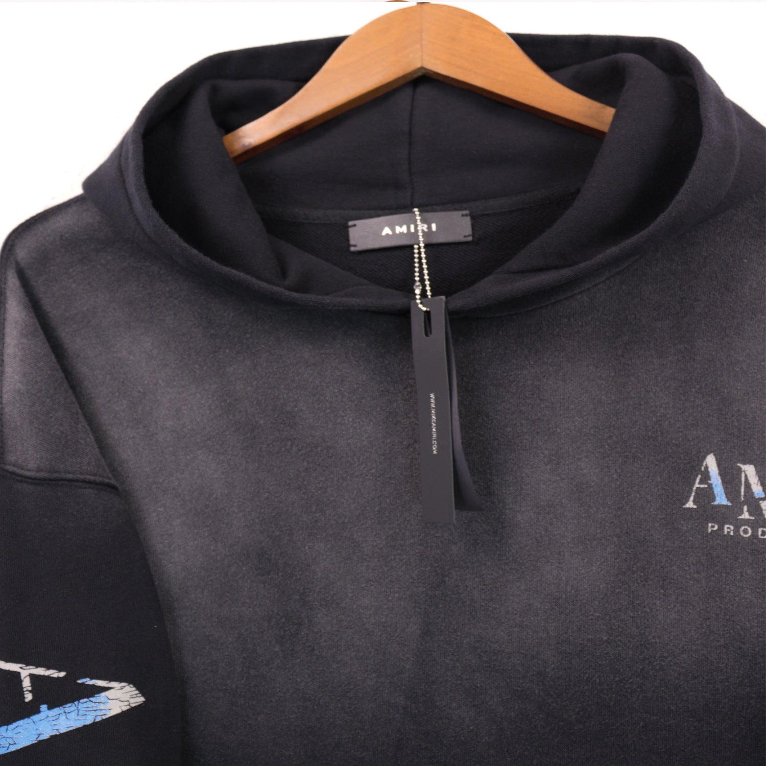 AMIRI Logo-Print Cotton Hoodie