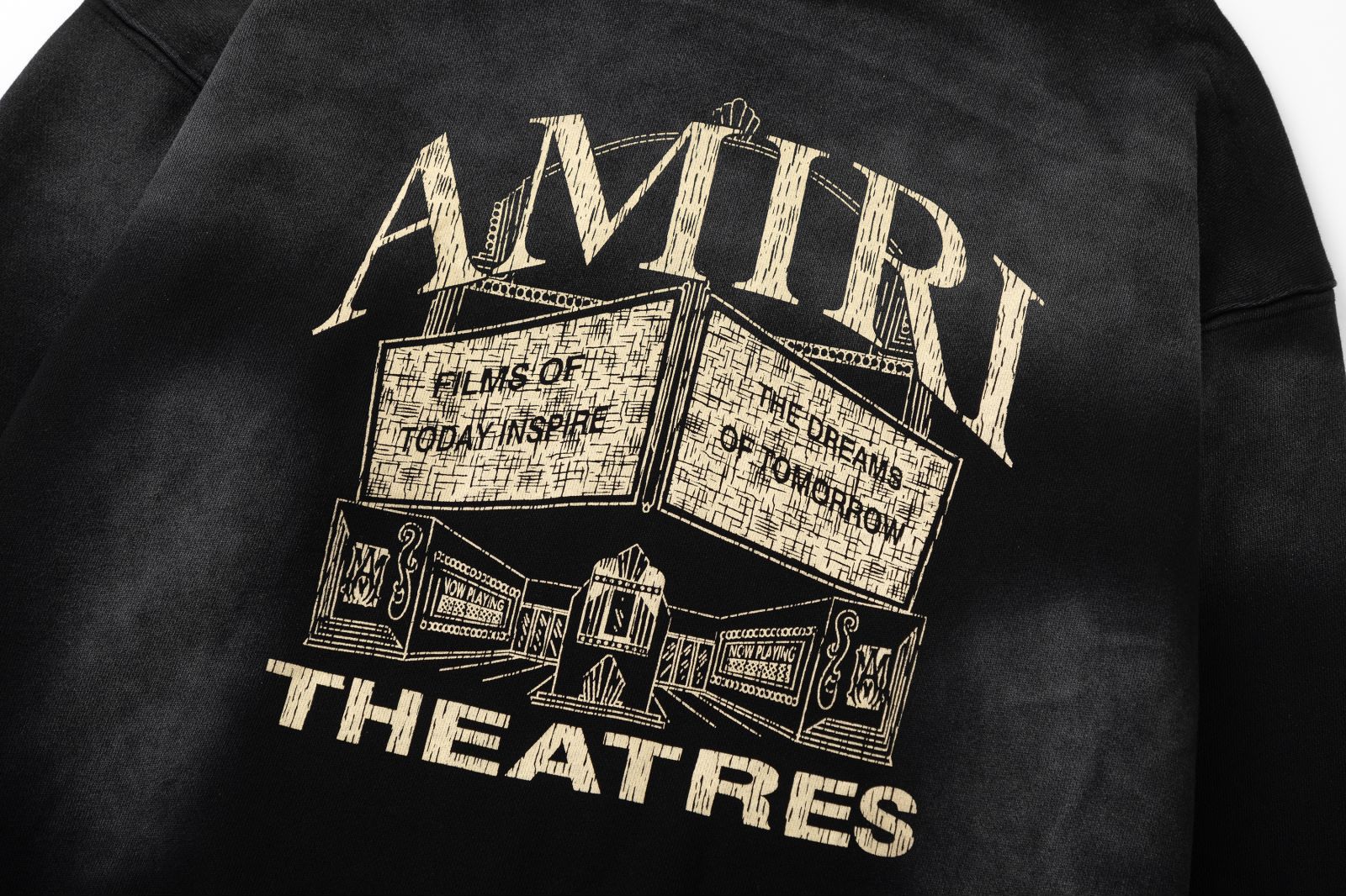 AMIRI Theatres Vintage Cotton Sweatshirt
