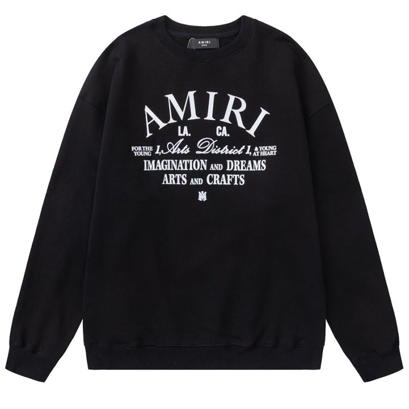 AMIRI Arts District Cropped Crew Sweatshirt
