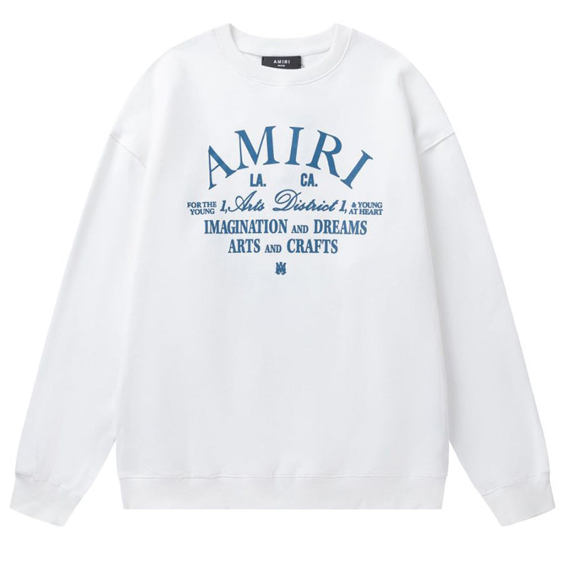 AMIRI Arts District Cropped Crew Sweatshirt