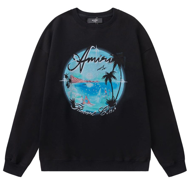 AMIRI Paradise Airbrush Cotton Sweatshirt