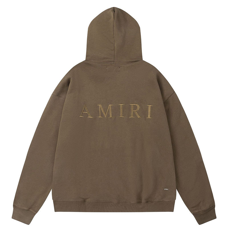 AMIRI Logo Print Cotton Hoodie