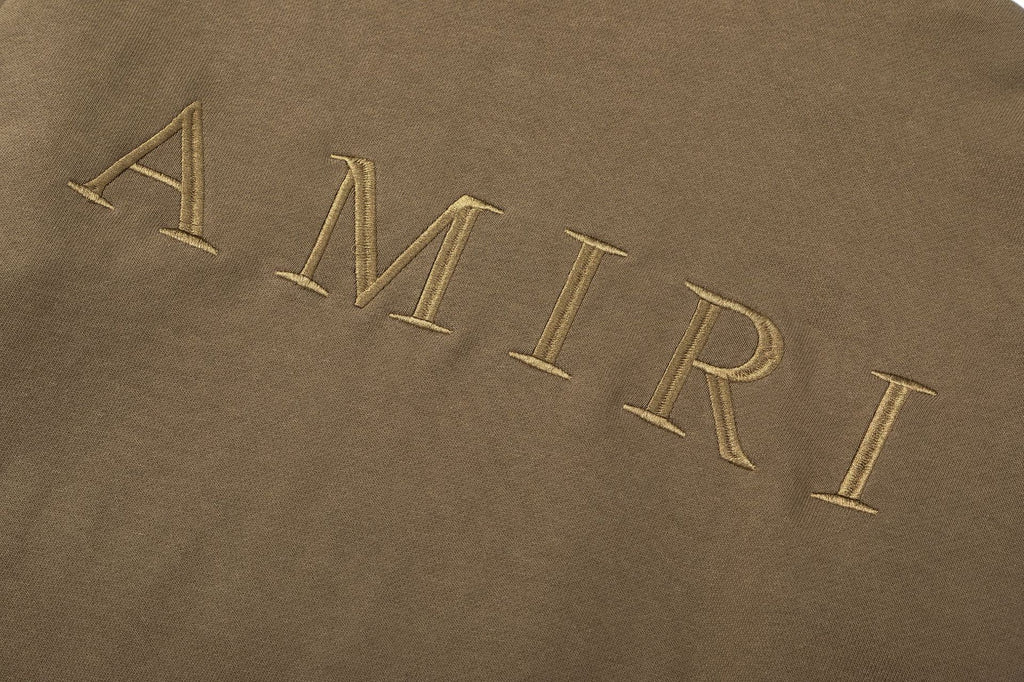 AMIRI Logo Print Cotton Hoodie