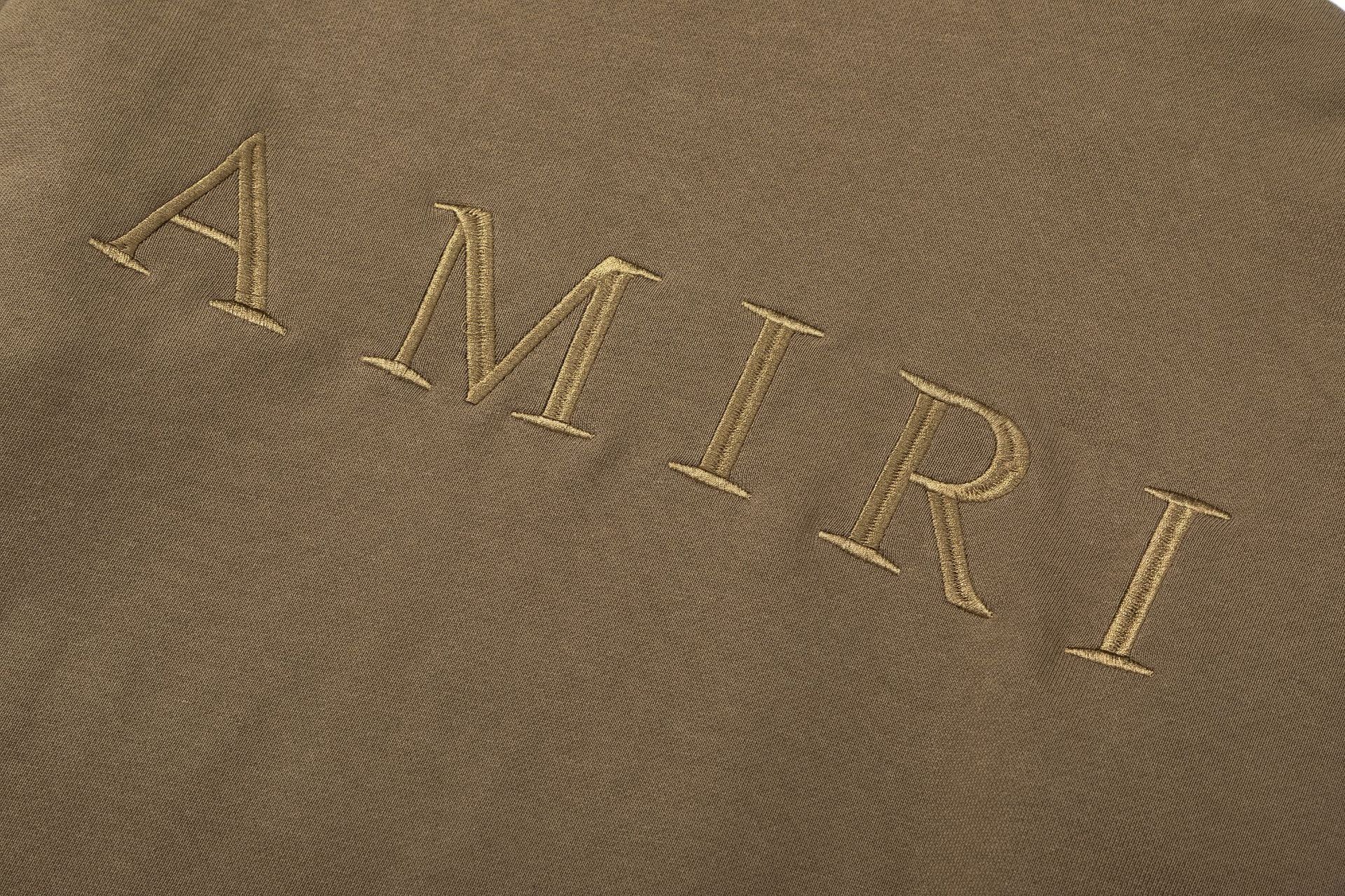 AMIRI Logo Print Cotton Hoodie
