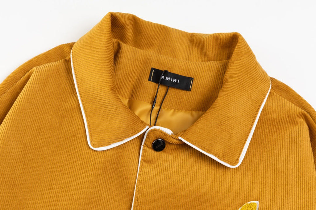 AMIRI Corduroy Teddy Jacket – Yellow