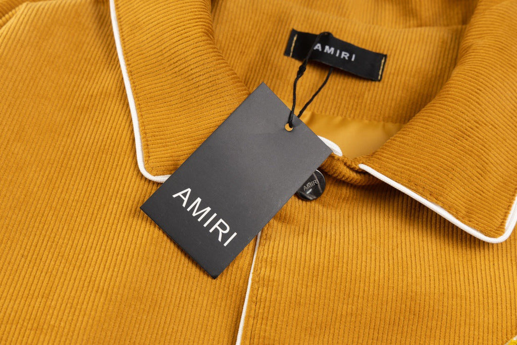 AMIRI Corduroy Teddy Jacket – Yellow