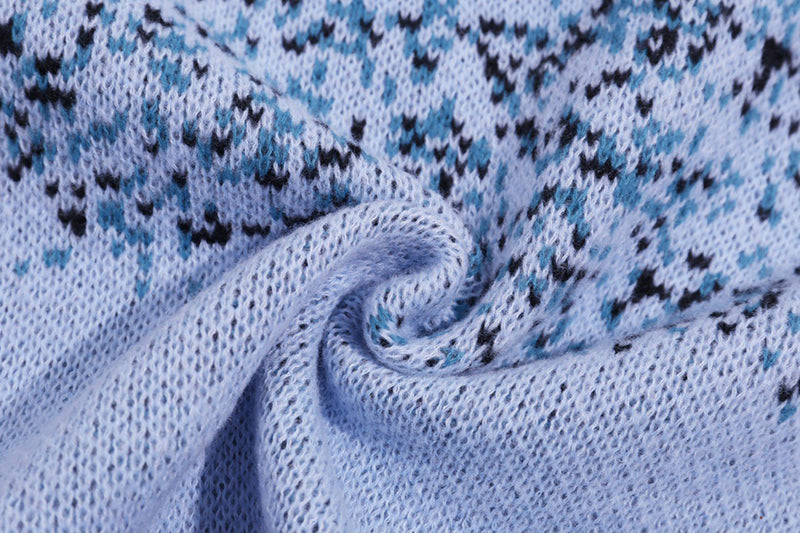 AMIRI PREEMO Logo Knitted Sweater – Blue