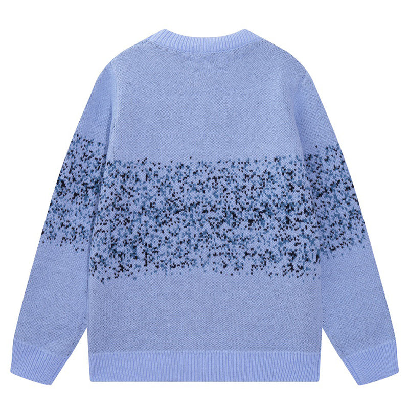 AMIRI PREEMO Logo Knitted Sweater – Blue