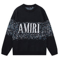 AMIRI PREEMO Logo Knitted Sweater – Black & Green