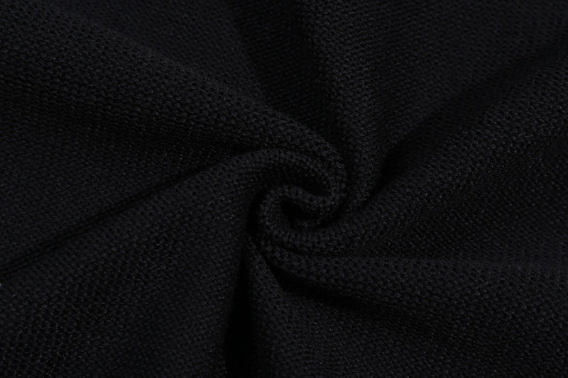 AMIRI PREEMO Logo Knitted Sweater – Black & Apricot