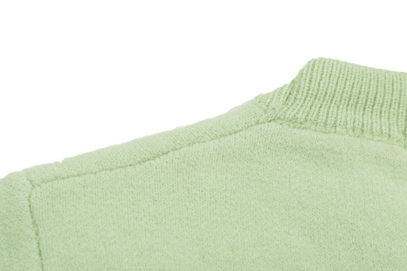 AMIRI PREEMO Logo Knitted Sweater – Green