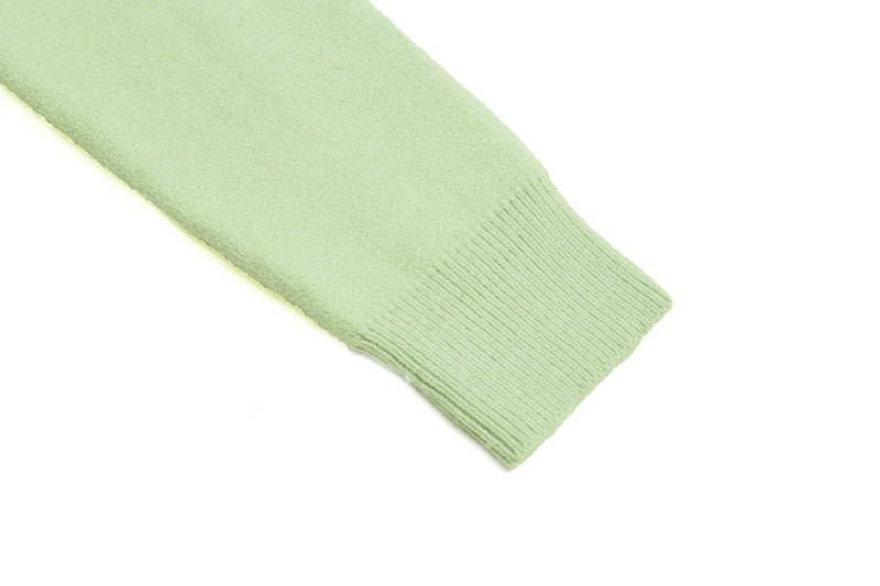 AMIRI PREEMO Logo Knitted Sweater – Green