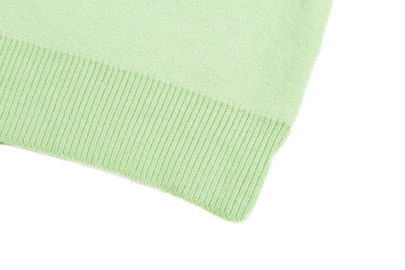 AMIRI PREEMO Logo Knitted Sweater – Green