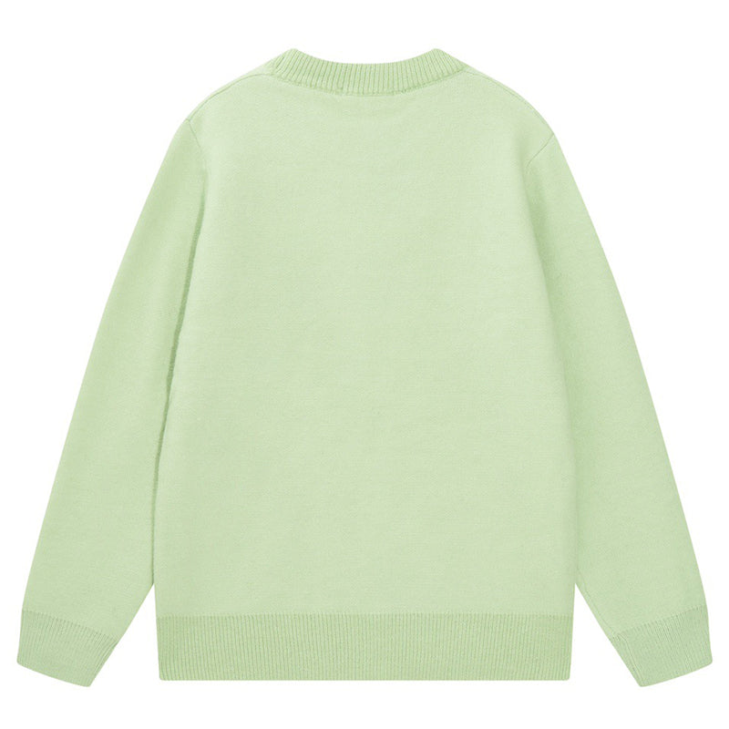 AMIRI PREEMO Logo Knitted Sweater – Green