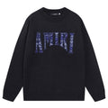 AMIRI Logo Knitted Sweater – Black