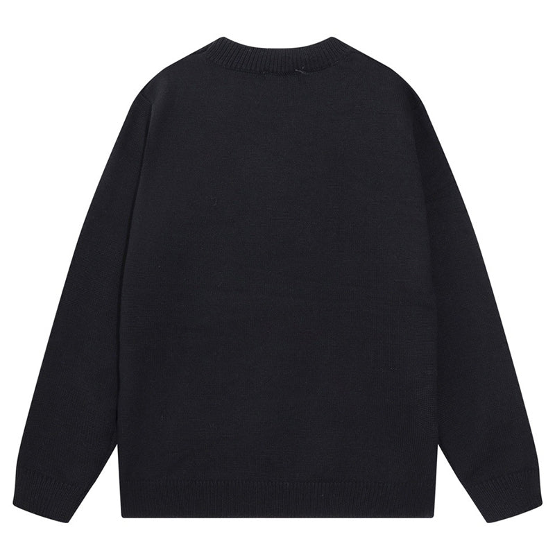 AMIRI Logo Knitted Sweater – Black