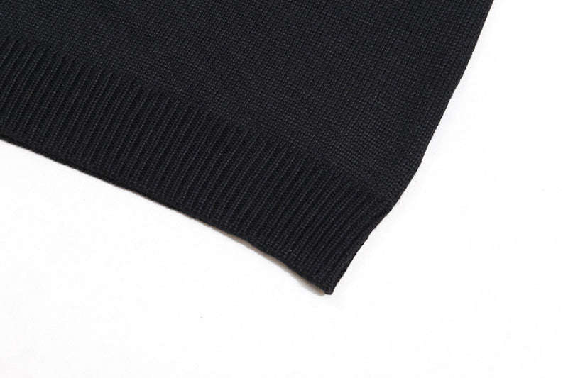 AMIRI Logo Knitted Sweater – Black