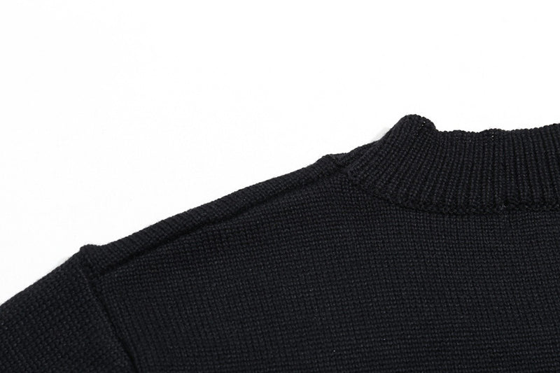 AMIRI Logo Knitted Sweater – Black