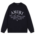 AMIRI Logo Knitted Sweater – Black & Apricot