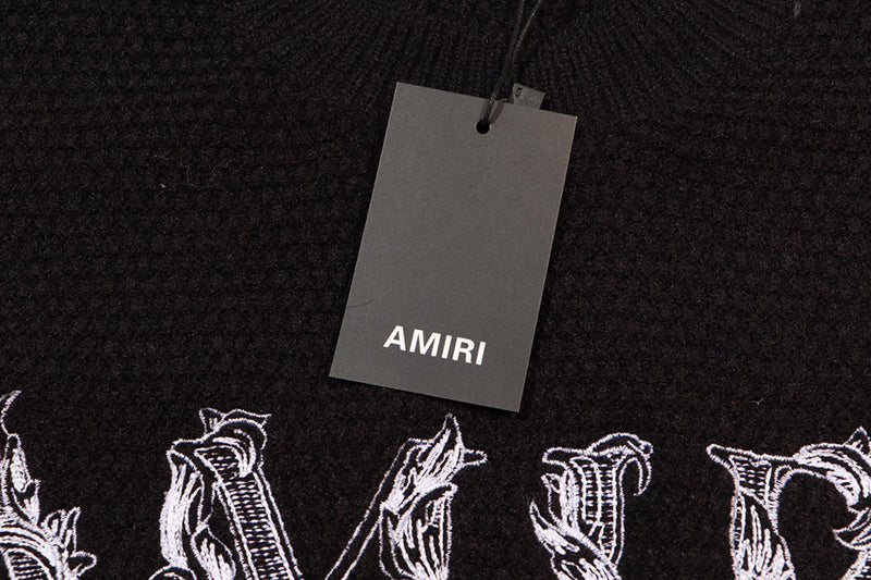 AMIRI Logo Knitted Sweater
