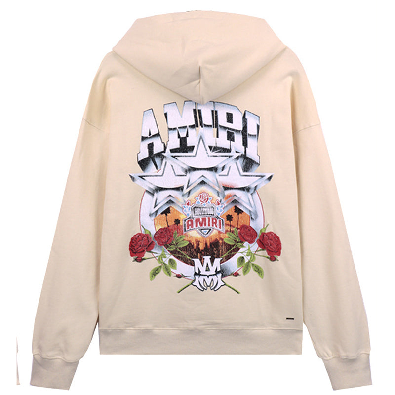 AMIRI Cartoon Print Cotton Hoodie