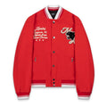 AMIRI Panther Bomber Jacket – Red Wool Blend