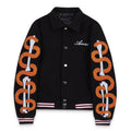 AMIRI Snake Bones Jacket – Black Wool Blend