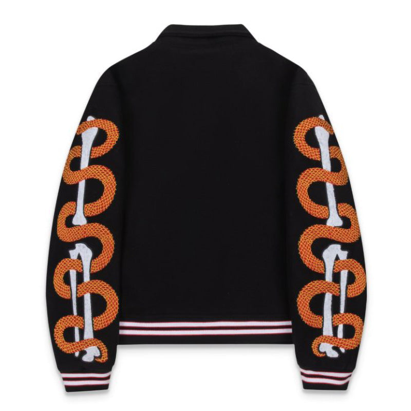 AMIRI Snake Bones Jacket – Black Wool Blend