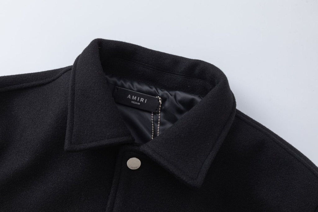AMIRI Snake Bones Jacket – Black Wool Blend