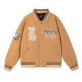 AMIRI Garden Bomber Jacket – Brown & Black Wool Blend