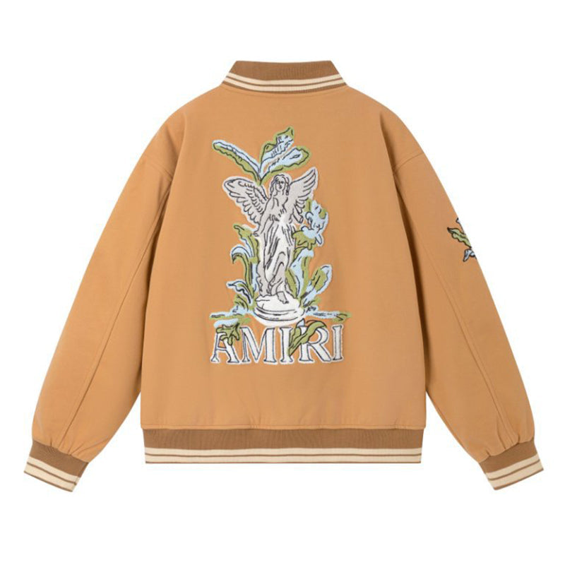 AMIRI Garden Bomber Jacket – Brown & Black Wool Blend