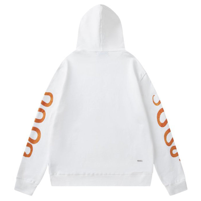 AMIRI Snake-Print Cotton Hoodie
