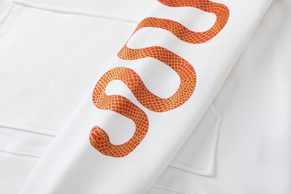 AMIRI Snake-Print Cotton Hoodie