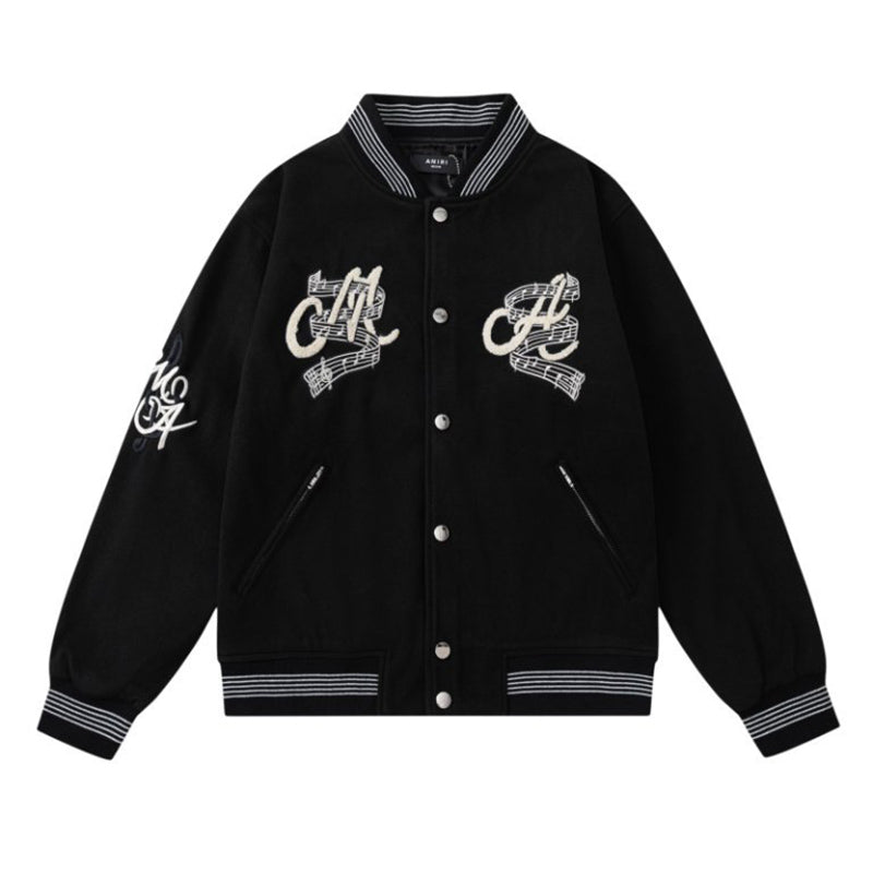AMIRI Hollywood Club Jacket – Black Wool Blend