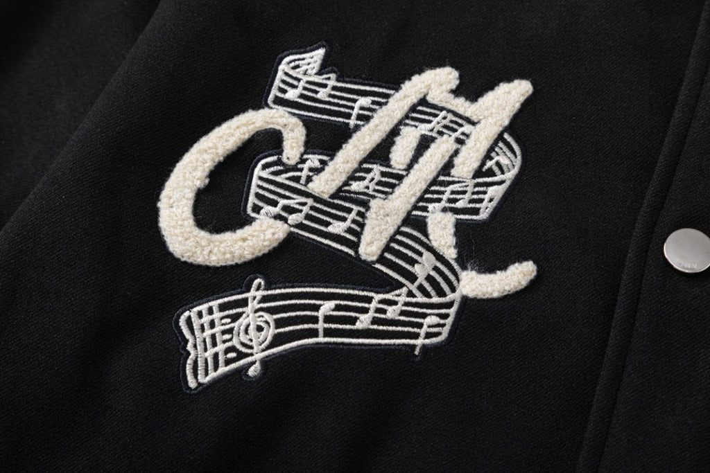 AMIRI Hollywood Club Jacket – Black Wool Blend